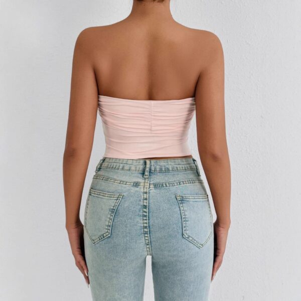 Women's Push-Up Tube Top With Midriff Exposed - Image 6