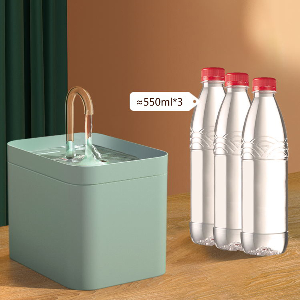 Automatic Cat Water Fountain Auto Filter USB Electric Mute Cat Drinker Bowl 1.5L Recirculate Filtring Drinker For Cats Pet Water Dispenser - Image 18