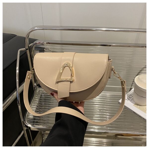 High-end, Fashionable Single-shoulder Bag Niche Saddle Bag - Image 30