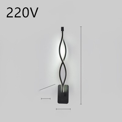 led wall lamp nordic minimalist bedroom bedside lamp - Image 43