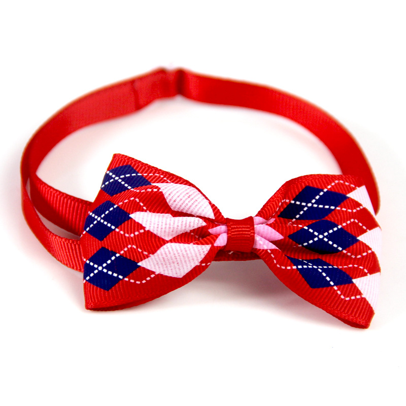 Plaid Pet Tie Cat Dog Scarf Accessories Pet Accessories - Image 11