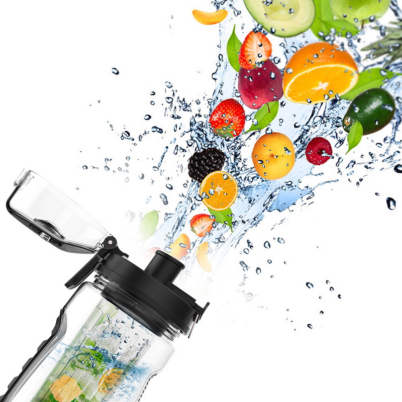 32Oz Fruit Infusing Infuser Water Bottle Water Fruit Bottle BPA Free Plastic Sport Fruit Infuser Water Bottles With Infuser Juice Shaker Drink Bottle Of Water - Image 11