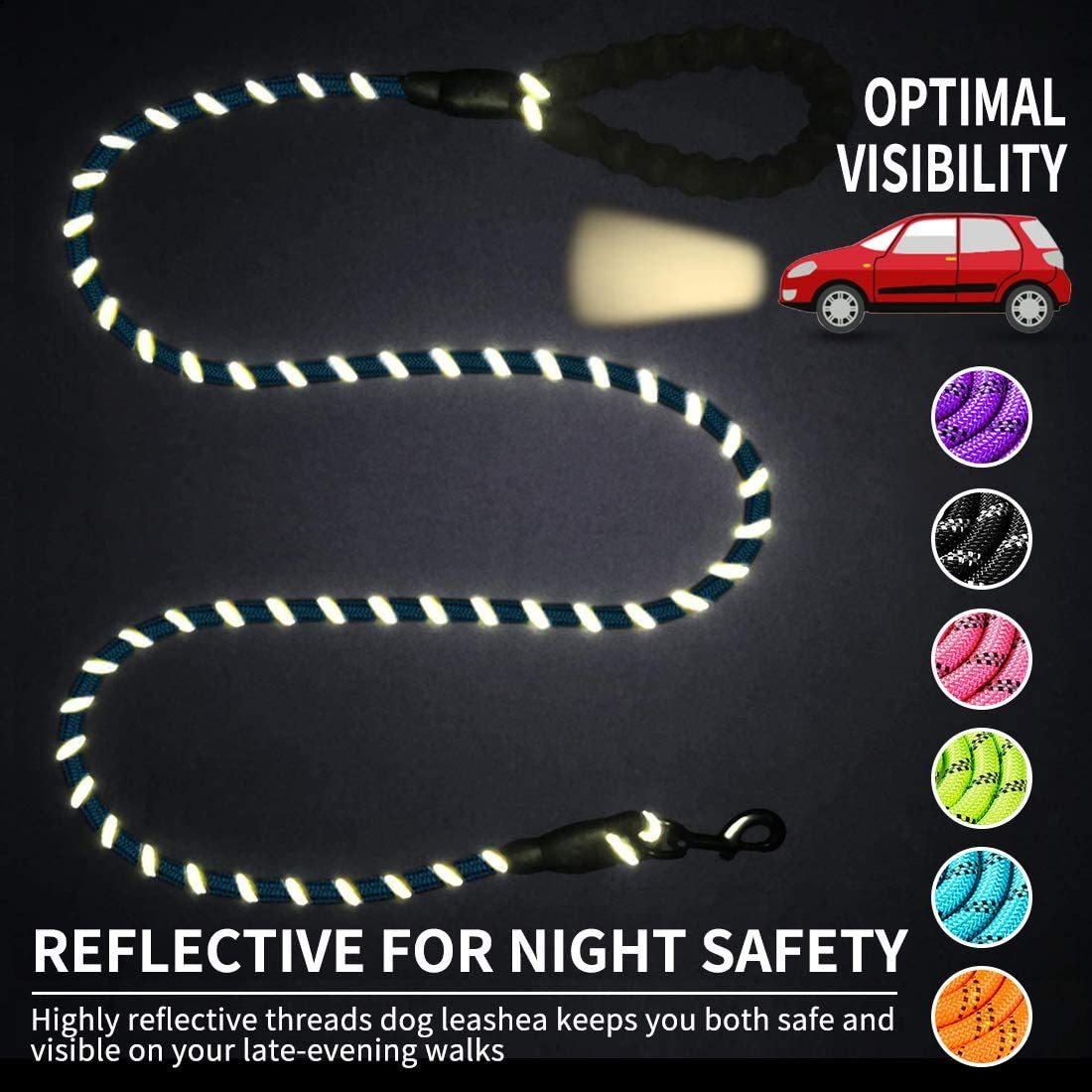 Small Medium Sized Pet Dog Luminous Leash Chain Puppies - Image 8