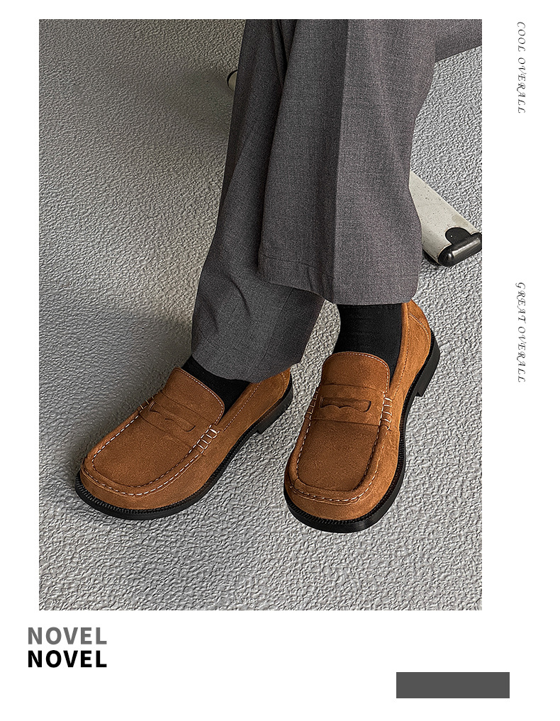 New Vintage Old Coin-style Loafers For Men