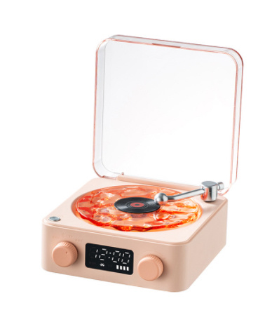 Retro Turntable Speaker Wireless Bluetooth-compatible 5.0 Vinyl Record Player Stereo Sound With White Noise RGB Projection Lamp Effect - Image 33