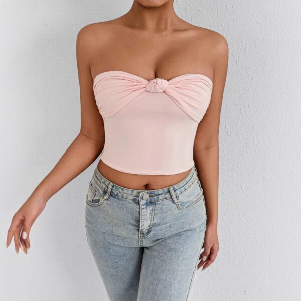 Women's Push-Up Tube Top With Midriff Exposed - Image 13