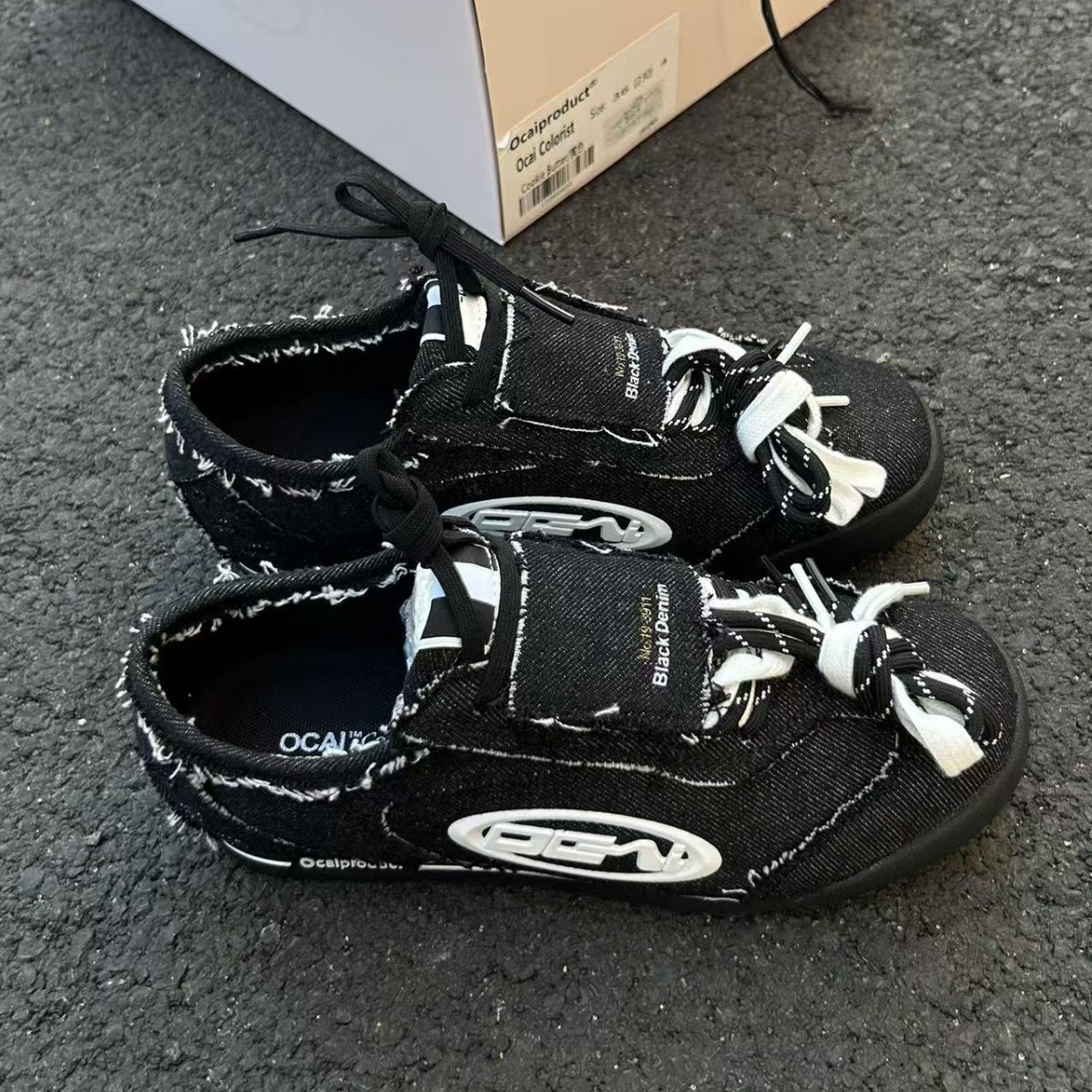 High-end Contrast-color Design Casual Flat Shoes For Commuting - Image 1