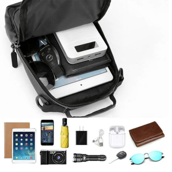 Crossbody Bags Men Multifunctional Backpack Shoulder Chest Bags - Image 25