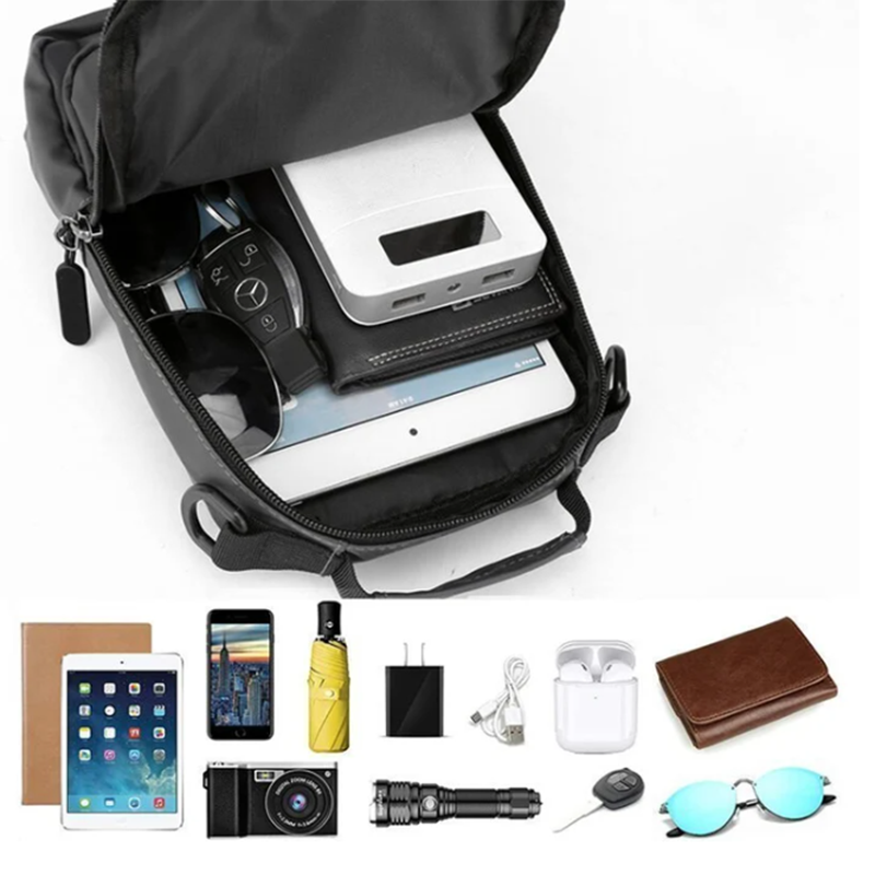 Crossbody Bags Men Multifunctional Backpack Shoulder Chest Bags - Image 25