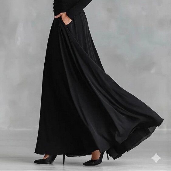 Womens Solid-Color Elegant Waist-Cinching Dress - Image 3