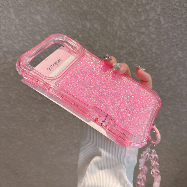 South American-style Slimming Phone Case With 3-in-1 Glitter Epoxy Drop-proof Design And A Matching Bracelet - Image 26
