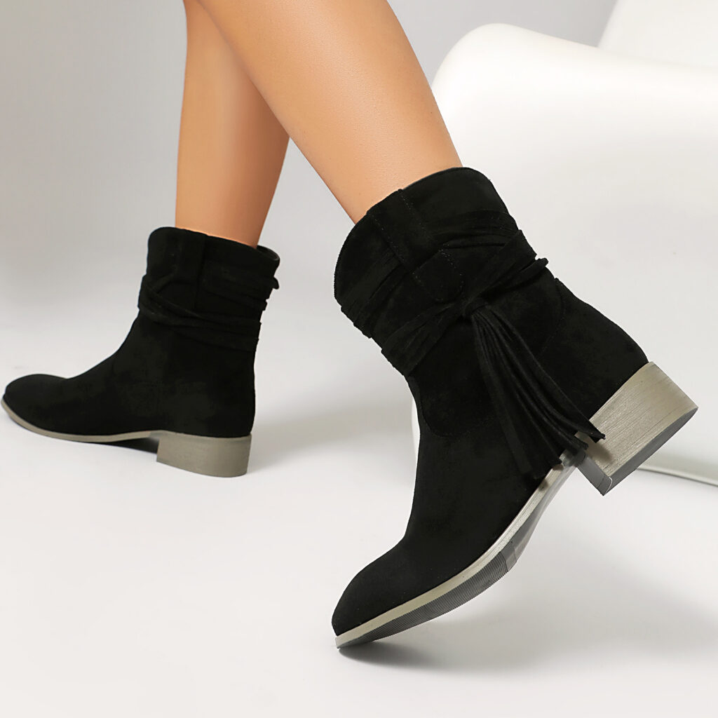 Tassel Women's Casual Ankle Boots