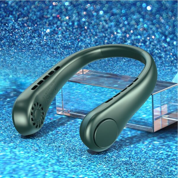 New Mini Neck Fan Portable Bladeless Hanging Neck Rechargeable Air Cooler Mini Summer Sports Fans - Image 22