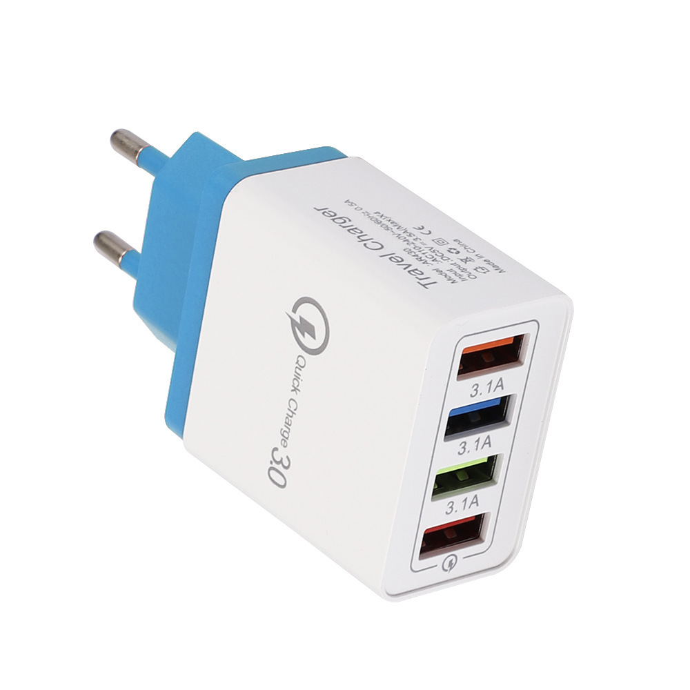USB Charger Quick Charge 3.0 4 Phone Adapter For Tablet Portable Wall Mobile Charger Fast Charger - Image 19