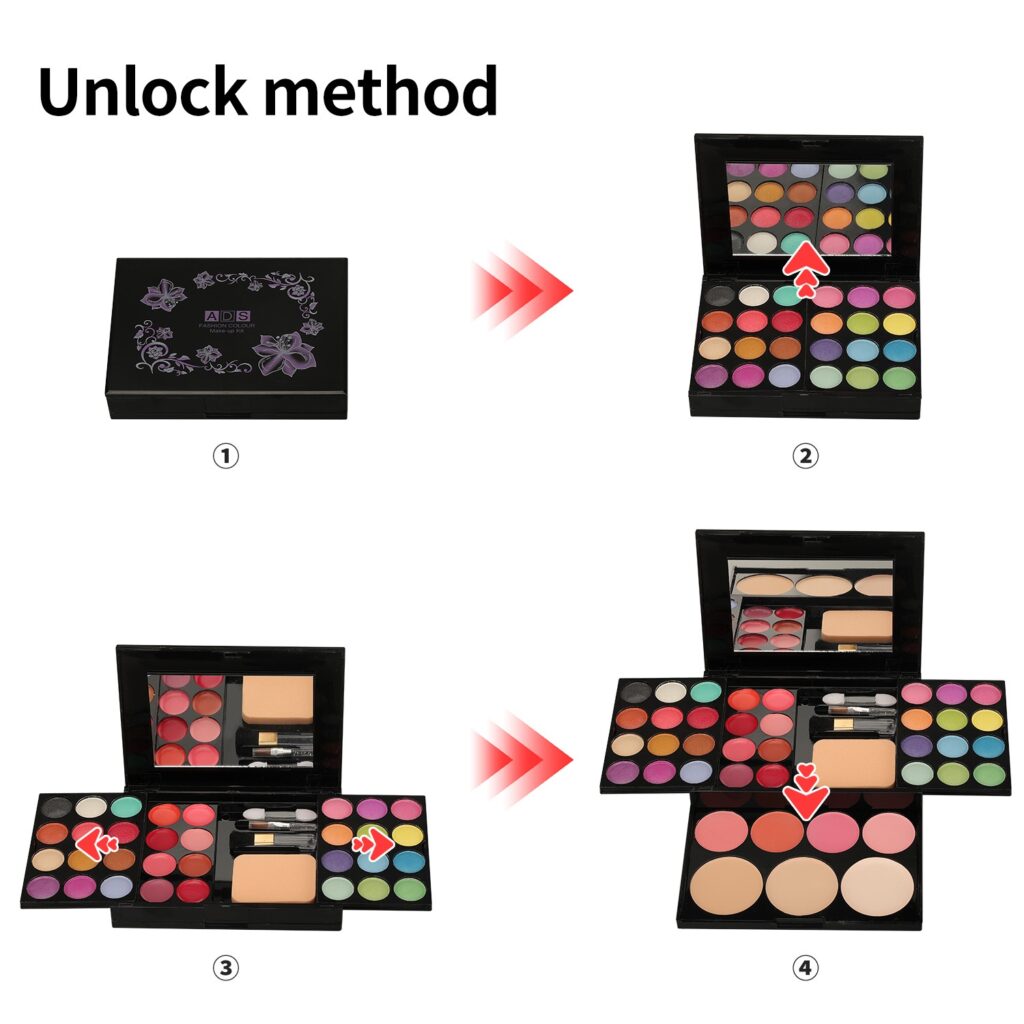 Makeup Set For Women Full Kit All In One Makeup Gift Set Eyeshadow Eye Shadow Palette Face Natural Matte Blush Bronzer Concealer