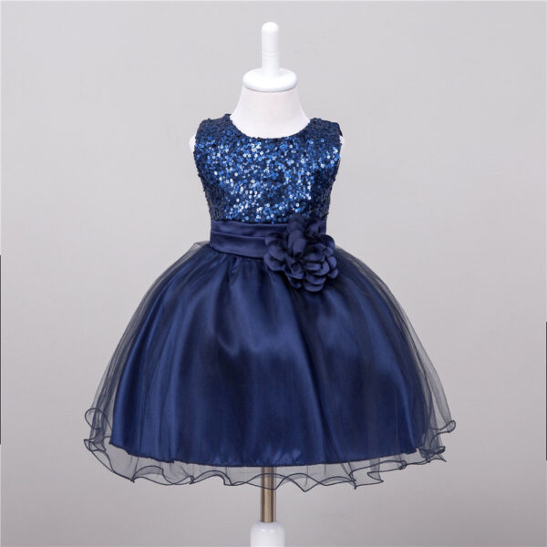 Baby Sequin Dress Flower Girl Wedding Princess Dress - Image 52