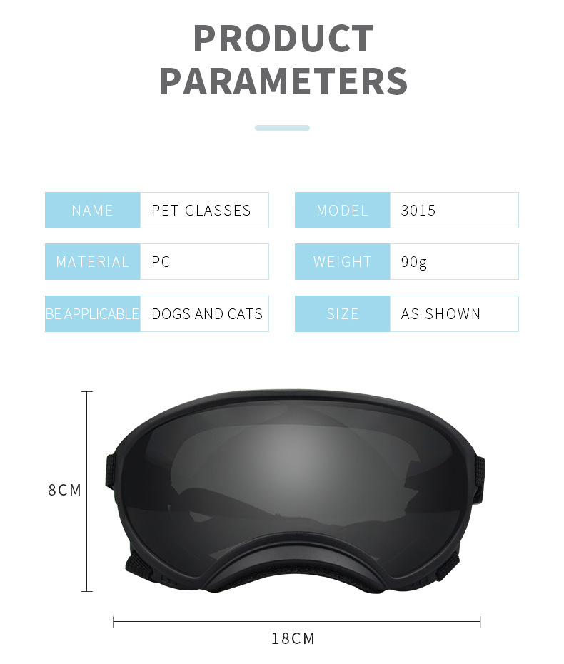 Ski Pet Dog Wind Protection Goggles Accessories - Image 3