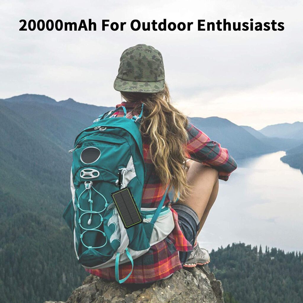 Waterproof Solar-Powered Wireless Power Bank