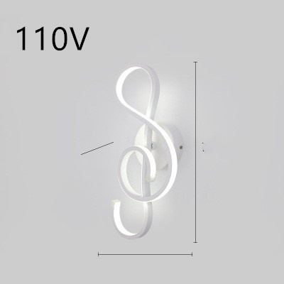 led wall lamp nordic minimalist bedroom bedside lamp - Image 29
