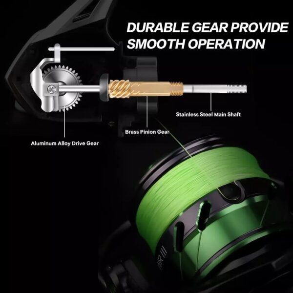 WR 3rd Generation Sea Fishing Long Cast Rock Spinning Wheel Fishing Reel - Image 6