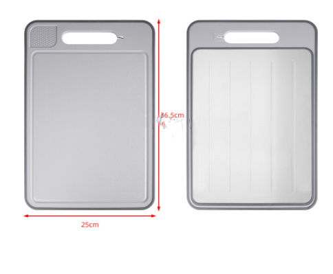 Double-side Cutting Board With Defrosting Function Chopping Board Kitchen Grinding Cutting Board With Knife Sharpener - Image 7