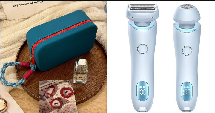 2 In 1 Hair Removal Epilator USB Rechargeable Trimmer Women Body Razor Face Leg Armpit Bikini Hand Pubic Shaver Hair Remover - Image 13