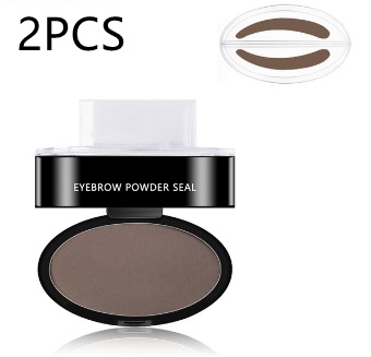 Eyebrow Powder Stamp Tint Stencil Kit Cosmetics Professional Makeup Waterproof Eye Brow Stamp Lift Eyebrow Enhancers Stencil Kit - Image 43