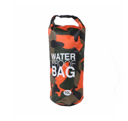 Camouflage waterproof bucket bag beach bag waterproof bucket bag outdoor drifting waterproof bag waterproof bag - Image 3