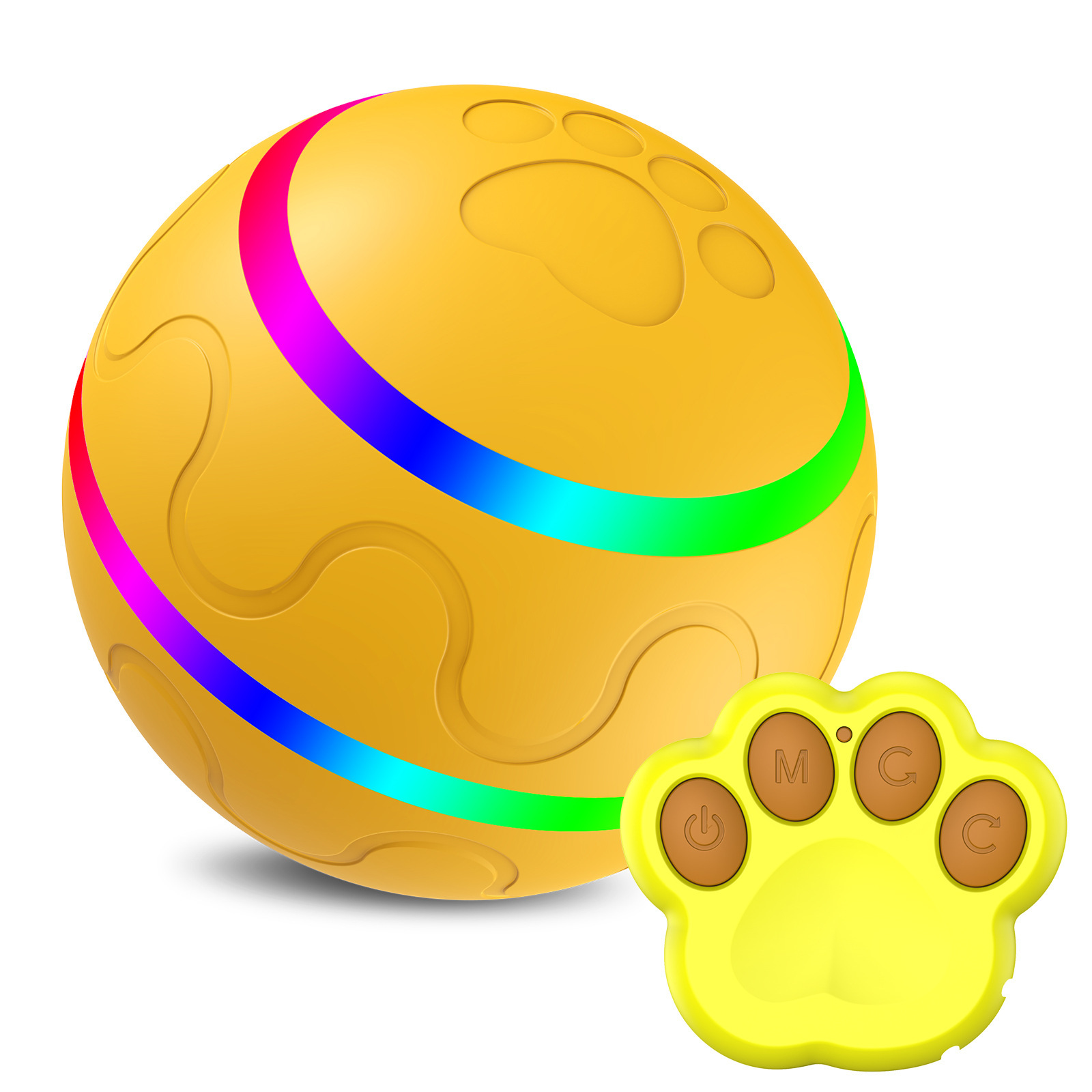 Pet New Cat Wicked Ball Toy Intelligent Ball USB Cat Toys Self Rotating Ball Automatic Rotation Ball - Image 28