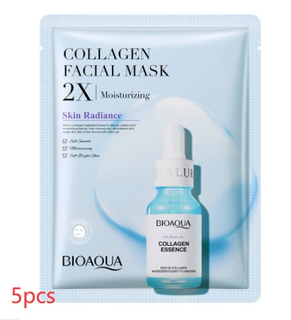 Collagen Face Mask Moisturizing Firming Face Sheet Mask Hyaluronic Acid Facial Masks Beauty Skin Care Gel Skin Care - Image 20