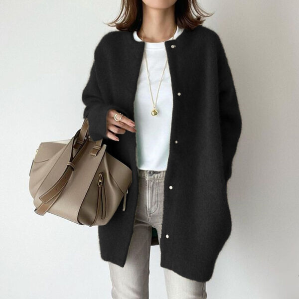 Women's Loose-fit Cardigan Coat - Image 3