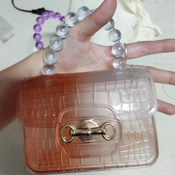 Pearl Handheld Transparent Jelly Bag - Image 25