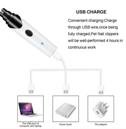 Pet Dog Cat Pencil Sharpener, Electric Nail Clippers Cleaning Nail Clippers - Image 8