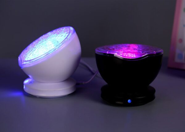Ocean Wave Projector LED Night Light Remote Control TF Cards Music Player Speaker Aurora Projection - Image 6