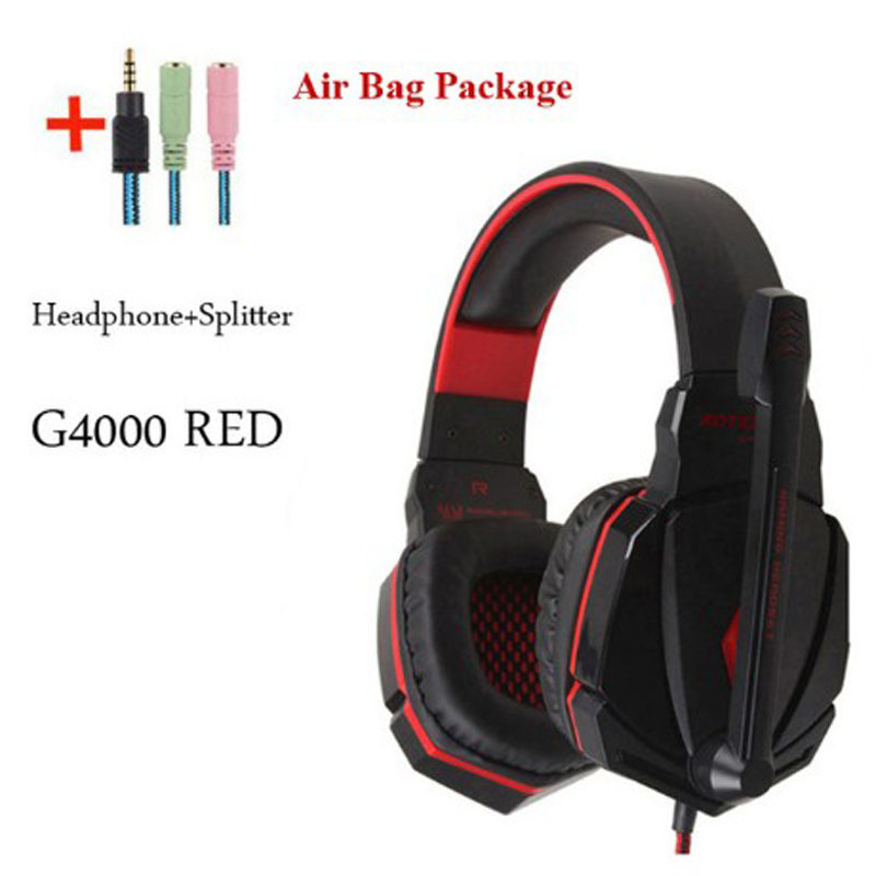Wired Gaming Headset Headphones Surround Sound Deep Bass Stereo Casque Earphones With Microphone - Image 2