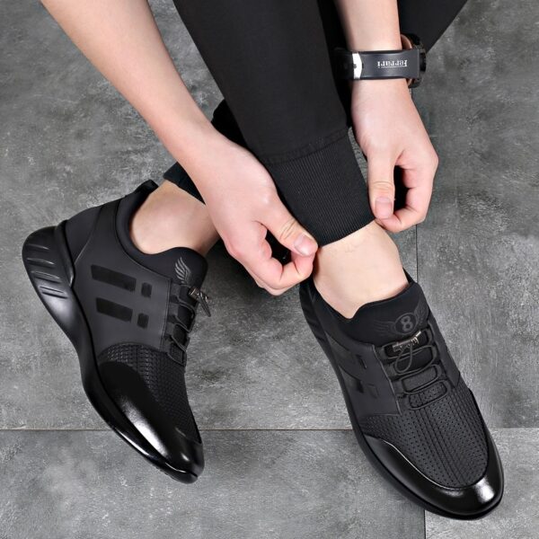 Men's Inner Height 8cm Large Casual Shoes - Image 1
