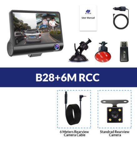 1080P High-definition Three-record Driving Recorder - Image 12