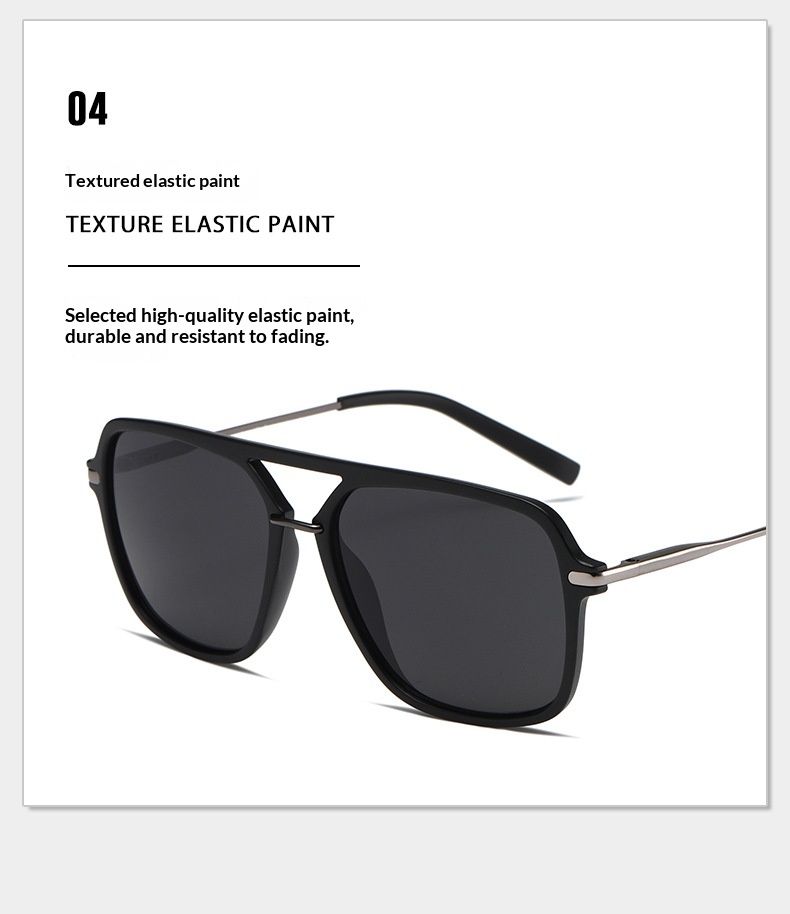 Classic Dual-Beam Sunglasses Mens Fashion Sunglasses - Image 17