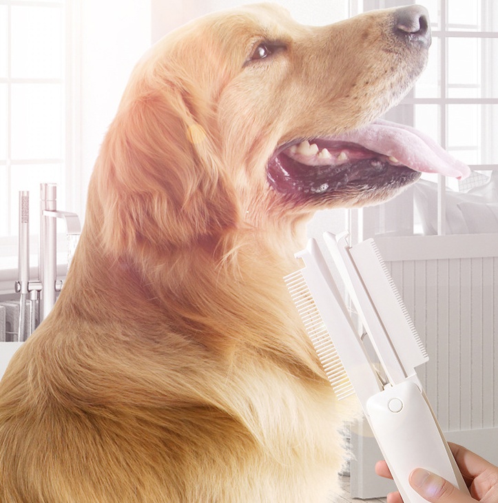 Pet Groomer Pet Hair Removal Brush Cat Grooming Brush Dog Cat Massage Epilator To Remove Floating Hair Cat Hair Dog Pet Supplies - Image 10
