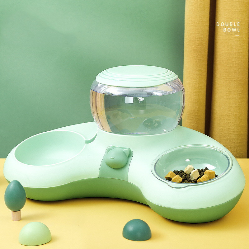 Crescent Automatic Drinking Water And Feeding Double Bowl - Image 13