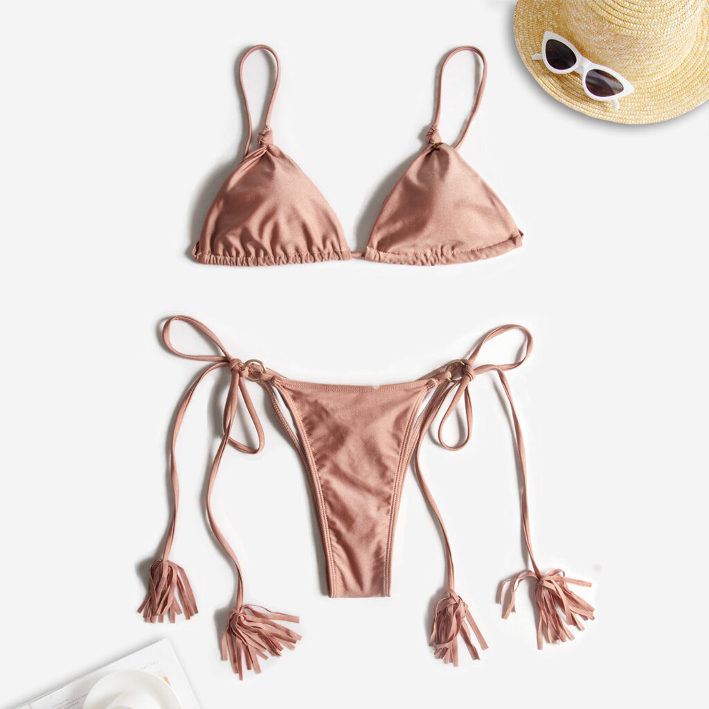 Women Swimwear Sexy Bikini Hollow Out Swimsuit Thong Biquini Cross String Bikini Set Bathing Suit Bikinis Beachwear
