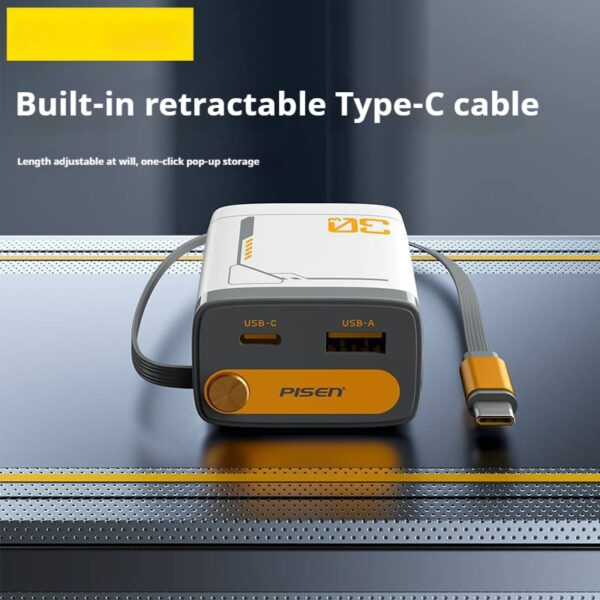 Gallium Nitride Charger With Built-in Cable - Image 4