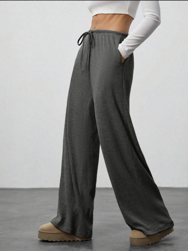 Women's Solid-color Casual Straight-leg Pants - Image 22