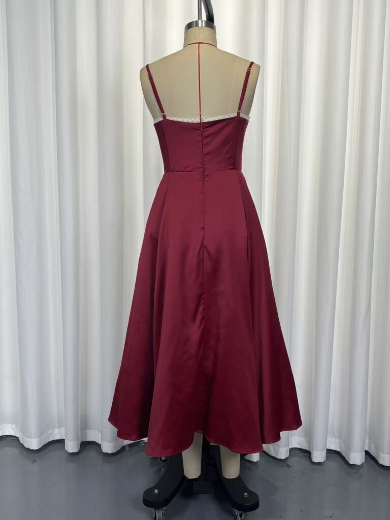 Women's Casual Lace-Patchwork Fishtail Dress