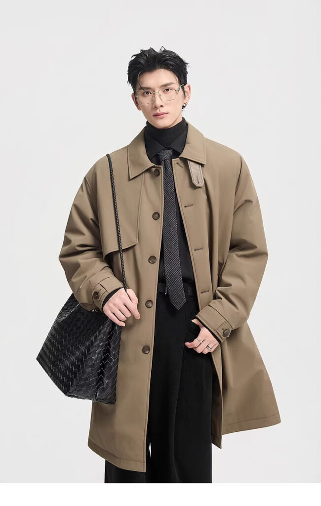 Men's Mid-Length Down Jacket For Winter