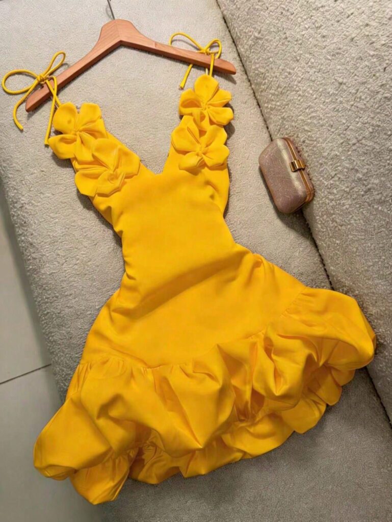 Sexy Bud Blossom Floral Strap Holiday Dress