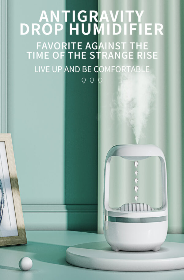 Anti Gravity Humidifier Water Drop Backflow Aromatherapy Machine Large Capacity Office Bedroom Quiet Heavy Fog Household Sprayer - Image 8