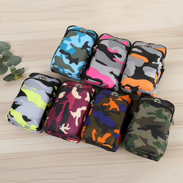 Running Sports Camouflage Mobile Phone Arm Water Repellent Wrist Bag - Image 2