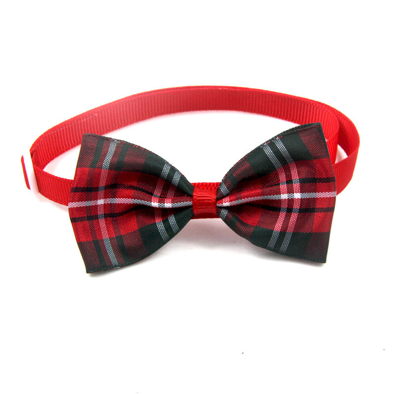 Plaid Pet Tie Cat Dog Scarf Accessories Pet Accessories - Image 10