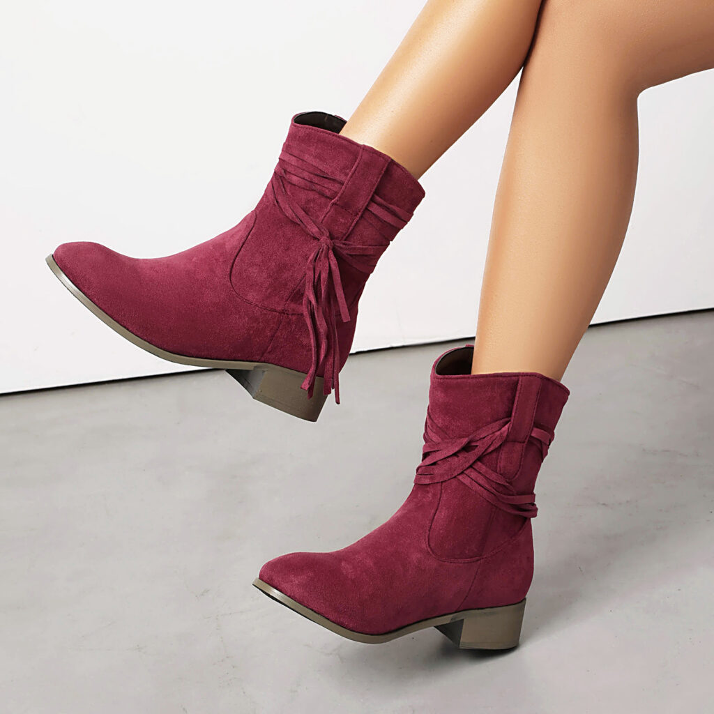 Tassel Women's Casual Ankle Boots